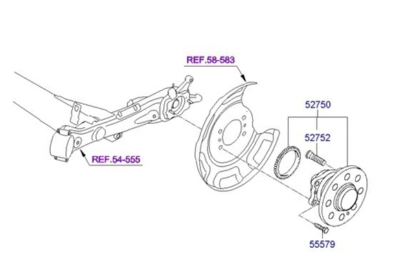 Процедура обновления задней ступицы на Hyundai Solaris
